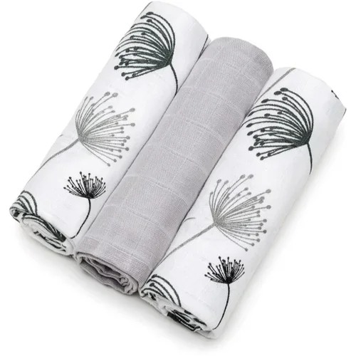 T-TOMI TETRA Cloth Diapers HIGH QUALITY plenice iz blaga Dandelions 70x70 cm 3 kos