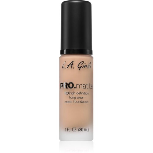 L.A. Girl Cosmetics PRO. Matte dolgoobstojen tekoči puder z mat učinkom odtenek 678 Sand 30 ml Slike