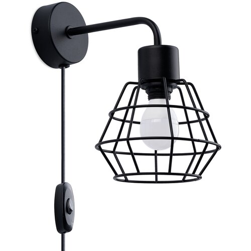 Sollux Lighting Stenska svetilka SUBA črna, (21347399) Cene