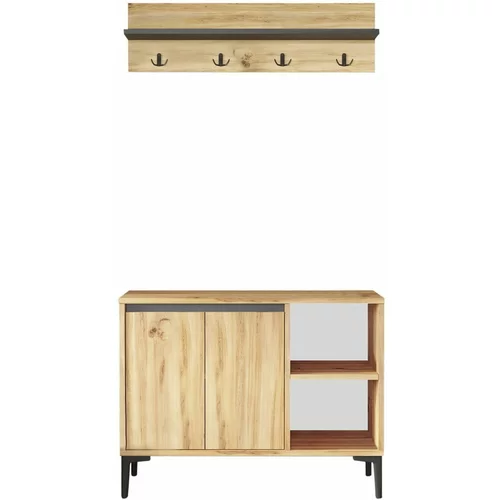 Kalune Design Garnitura za predvorje u prirodnoj boji Noemi -