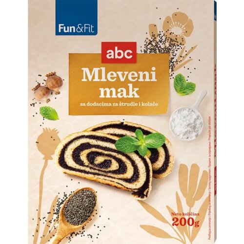 Fun&amp;amp;amp;Fit ABC mak mleveni 200g Slike
