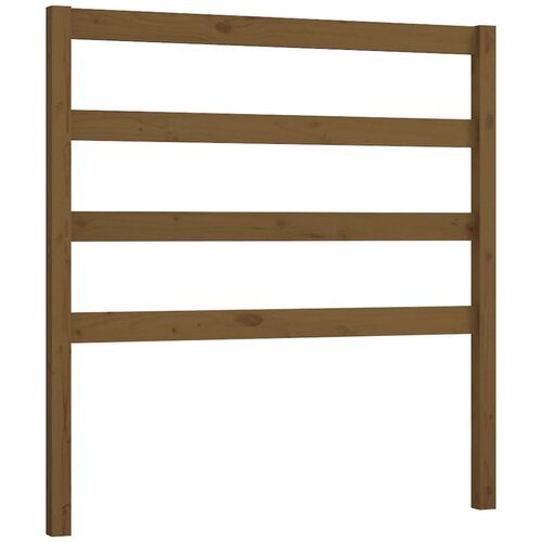 Maison Chic posteljno vzglavje - vzglavna omarica - nočna omarica medeno rjavo 81x4x100 cm trdna borovina, (21707360) Cene