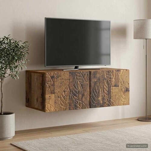 TV ormar za zid 98 x 41 x 30 cm Staro drvo Konstruirano drvo Cene