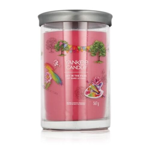 Yankee Candle Signature Art in the Park Tumbler 567 g mirisna svijeća Slike