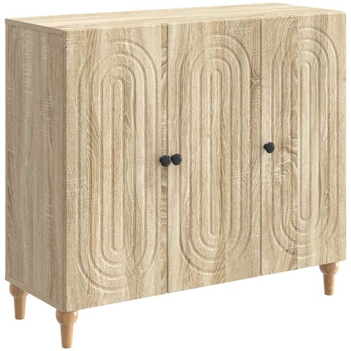 vidaXL Strani &scaron;al Sonoma hrast 89 x 34,5 x 80 cm Inženirski les, (5000217783) Cene