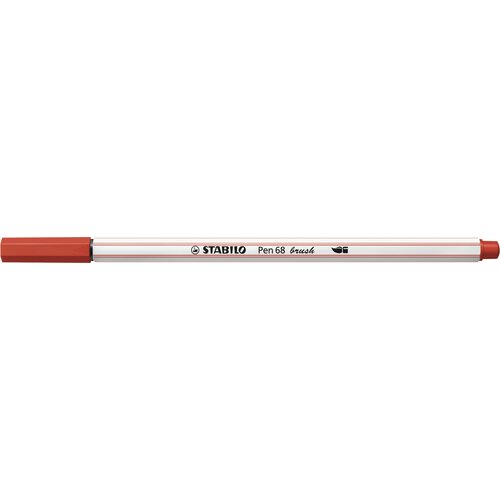 Stabilo Pen 68 brush crveni tanki flomaster Cene