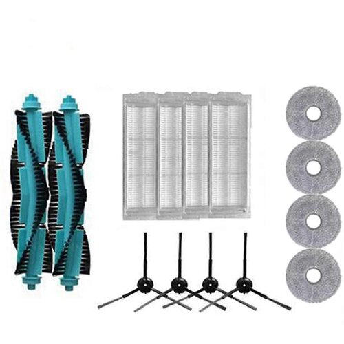 INORCO Združljivo za 11090 Spin Revolution Glavna stranska krtača Hepa Filter Mop Cloth Dodatki Nadomestni deli, (21873480) Slike