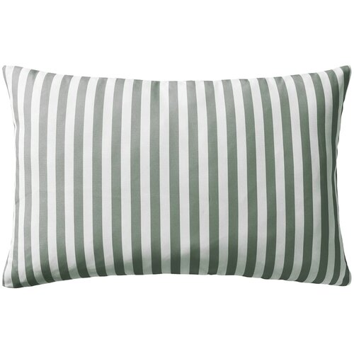  Vrtni jastuci s prugastim uzorkom 2 kom 60 x 40 cm sivi Slike