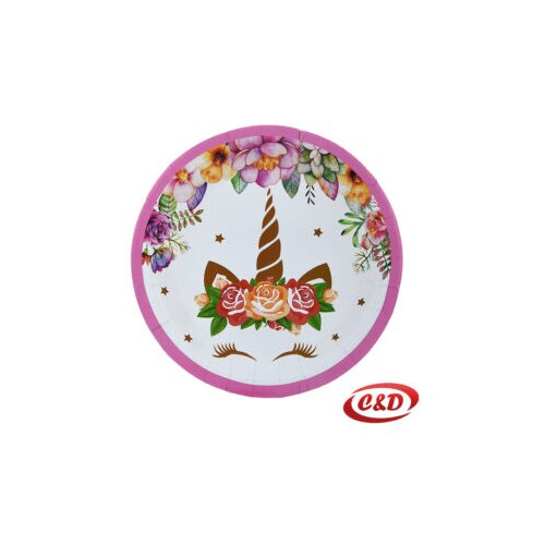 PARTY tanjuri; Unicorn Slike