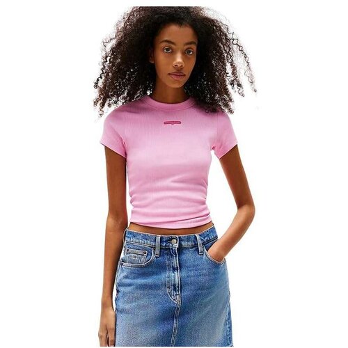 Tommy Hilfiger pink majica za žene THDW0DW21402-U06 Cene
