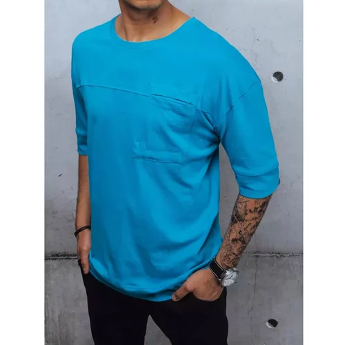 DStreet Men's T-shirt cornflower blue RX4635z