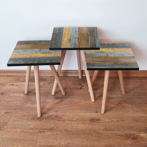 Hanah home set klub stočića 3Shp356, 3 komada, Braon Cene