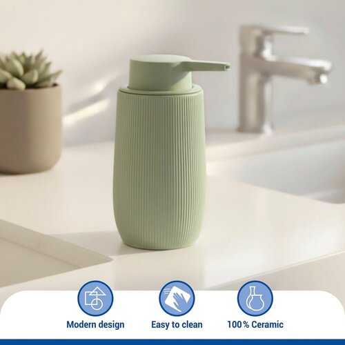 Wenko Zeleni plastičan dozator sapuna 400 ml Fablo &amp;ndash; Slike