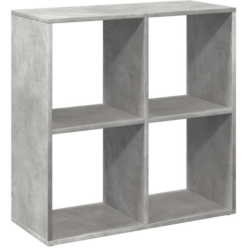 vidaXL Sobna pregrada / regal za knjige sivi 69,5x29x69,5 cm drveni Cene