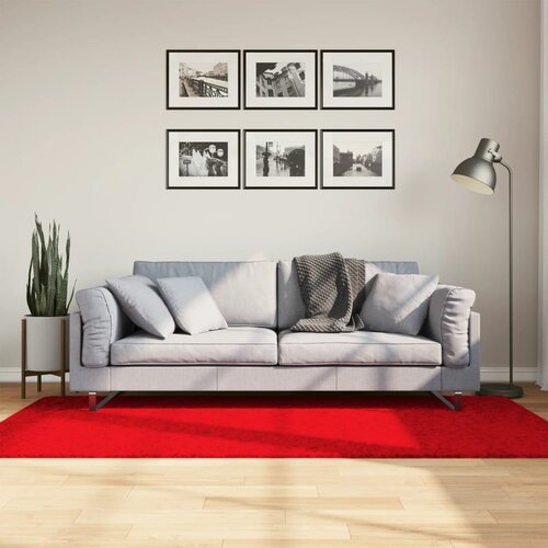 vidaXL Tepih OVIEDO kratkih vlakana crveni 100 x 200 cm Cijene