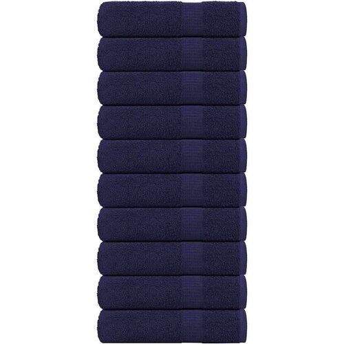 vidaXL Brisače za roke 10 kos modra 50x100 cm 360 g/m² 100% bombaž Cene