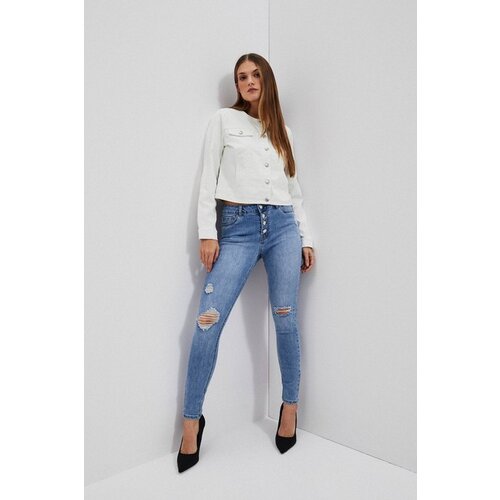 Moodo WOMEN&amp;#039;S JEANS L-JE-JE-4022 LBblue Slike
