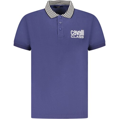 Cavalli Class POLO SHORT SLEEVE MEN BLUE Cene