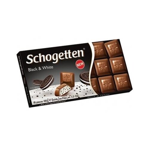 Schogetten Čokolada Crno-bela,100g Cene