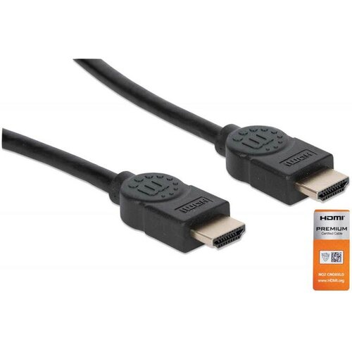 Manhattan Kabl 355346 HDMI M/M 4K/60Hz/100Mbps/1.8m Slike