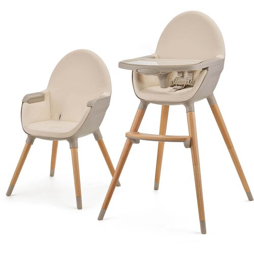Kinderkraft Stolica Za Hranjenje Fini 2 Beige Slike