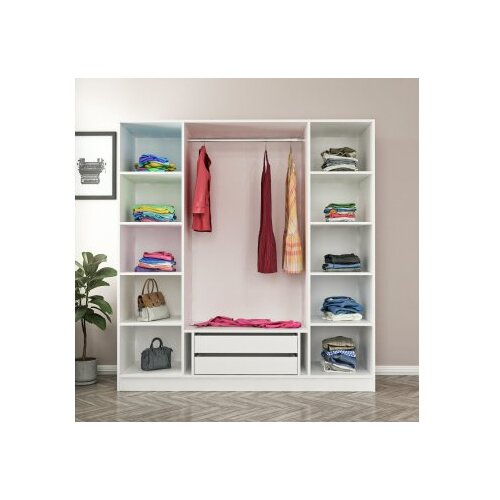 Hanah home Kale 6635 Ormar, 180x210x52cm, Bijeli Slike