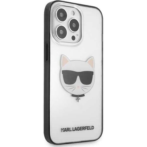 Karl Lagerfeld maska za iPhone 13 Pro Transparent Iconic Choupette Slike
