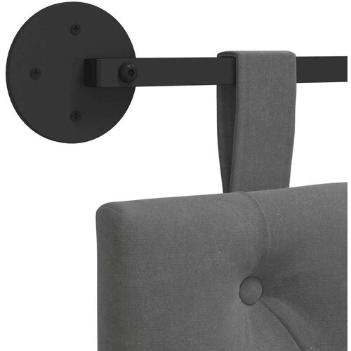  Držeće uzglavlje Zidne Tamno siva 150 x 55 x 7 cm Bar&amp;scaron;un - Tamno siva 140 cm bez LED Slike