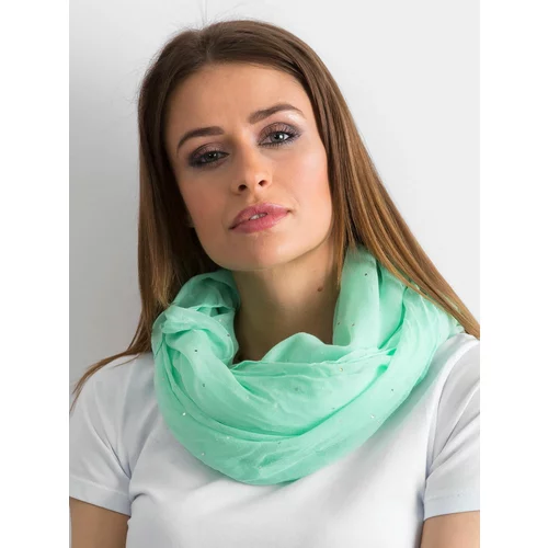 Fashion Hunters Mint scarf with rhinestones