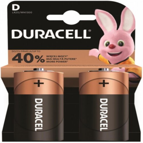Duracell tip d 1.5V LR20 MN1300, PAK2 ck, alkalne baterije najdeblje Cene