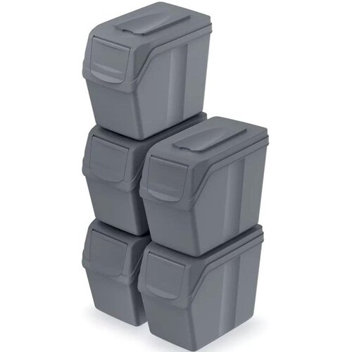 Prosperplast Sortibox set ko&scaron;ev za ločevanje odpadkov 5 &times; 20 L Cene