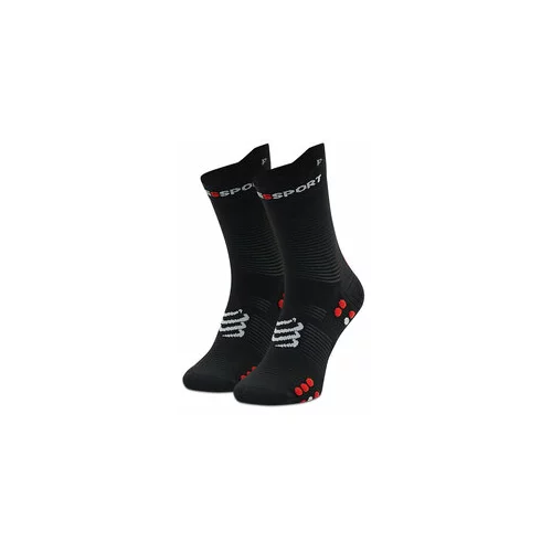 Compressport Visoke nogavice Unisex Pro Racing Socks V4.0 Run High XU00046B_906 Črna
