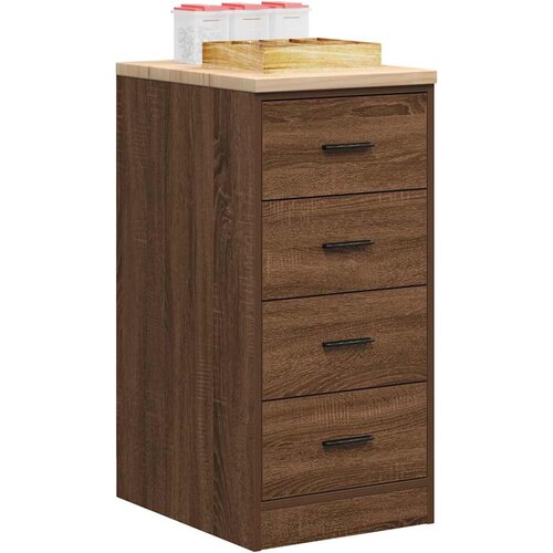 VidaXL Garažni ormar za odlaganje 40x51x85 cm masivne borovine Slike