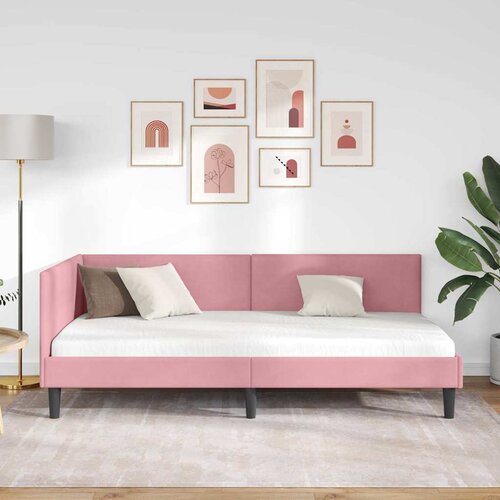  Kutni okvir kreveta Ružičasta 80 cm x 200 cm Bar&amp;scaron;un Slike