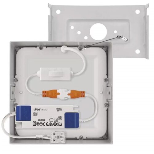  LED stropno svetlo LED/7,6W/230V 3000/3500/4000K 12x12 cm belo Slike