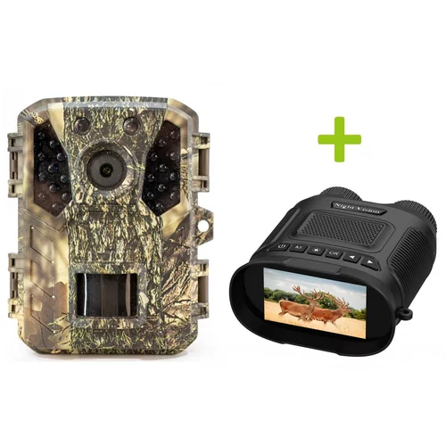 OXE Fotozamka Gepard II i binokularni noćni vid DV29 + 32GB SD kartica i 4 baterije!