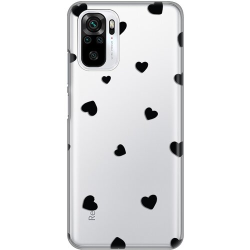 Torbica silikonska print skin za xiaomi redmi note 10 4G/10s hearts Slike