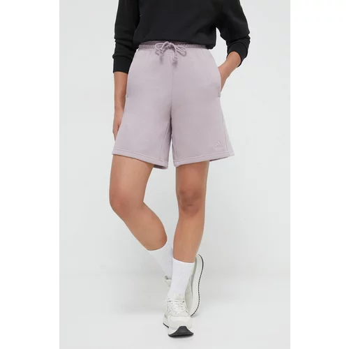 Adidas Kratke hlače ženski, vijolična barva
