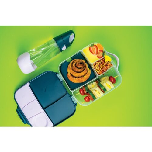 B.box Bottle with Straw steklenička s slamico Indigo Pink 450 ml Slike
