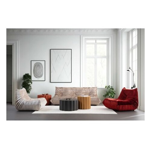 Atelier Del Sofa fotelja sa visokim naslonom ving chair bocek cream Slike