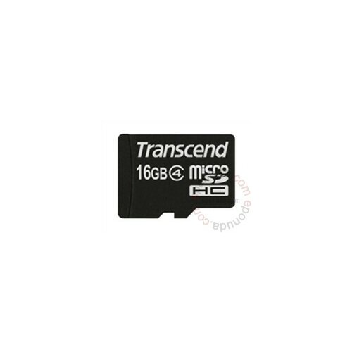 Transcend MICRO SD 16GB bez adaptera TS16GUSDC4 memorijska kartica Slike
