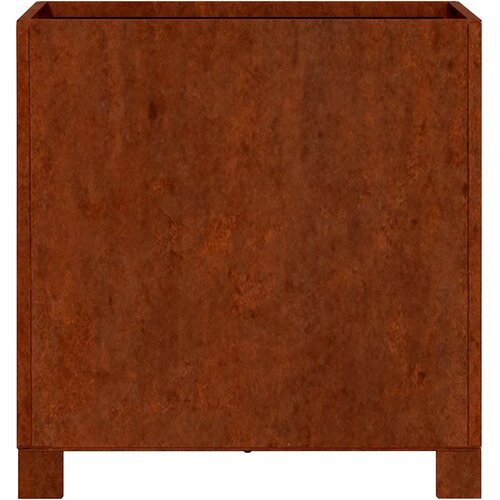  Sadilica s nogama boja hrđe 40 x 40 x 40 cm od čelika COR-TEN Slike