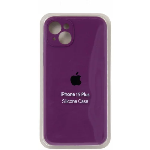  ORG Full Side Silicone Cover za iPhone 15 Plus ljubicasta