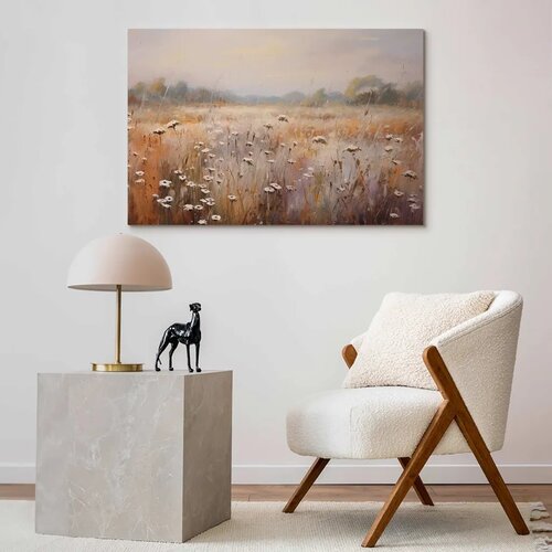  Slika - Impressionist meadow &ndash; field landscape in a pastel colour palette 120x80 Cijene