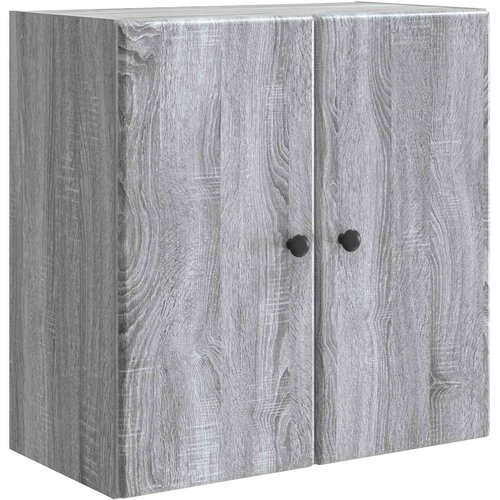 vidaXL Ormar za montažu na zid 59 x 31 x 60 cm Konstruirano drvo - Siva Sonoma 59 x 31 x 60 cm Cene