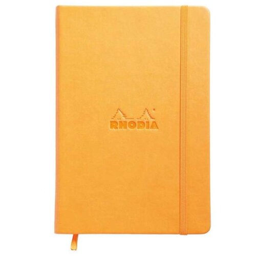  Notes A5, Rhodia Webnotebook, tvrde korice, diktando crte, narančasti Cene