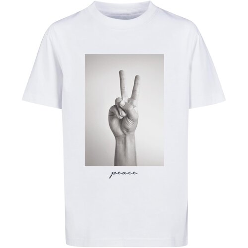 Mister Tee children's t-shirt with peace sign white Slike