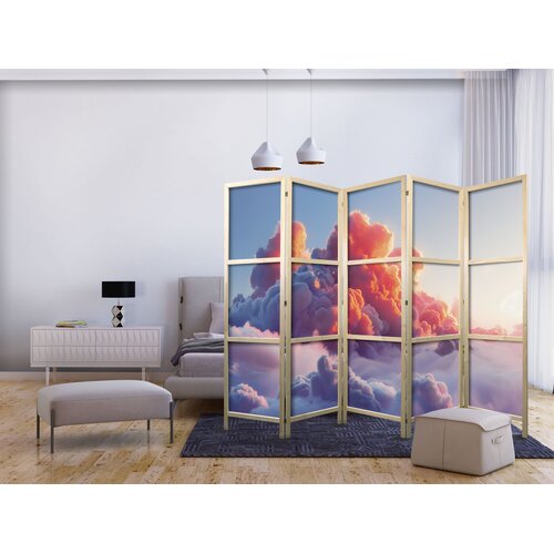  Japanski paravan - Twilight Spectacle: Clouds in Shades of Pink and Violet Cijene