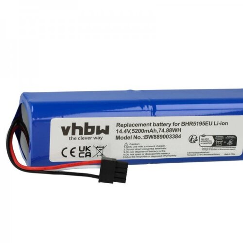VHBW Baterija za Xiaomi Mi Robot Vacuum Mop 2 Ultra, 5200 mAh Cene