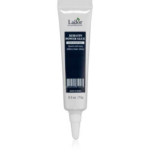 LADOR Keratin Power Glue njega za kosu bez ispiranja s keratinom 20x15 g Slike